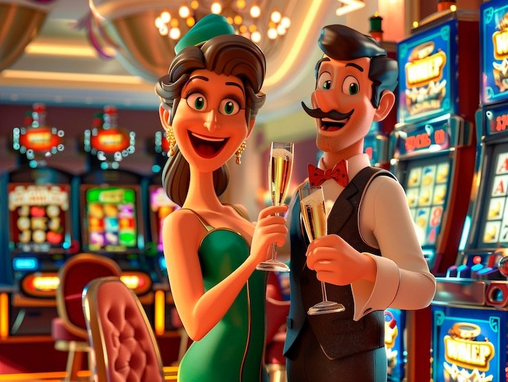 Local sports and casino-style entertainment sections on a teal interface